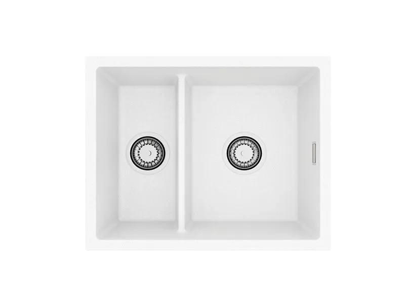 Мойка для кухни OMNI 50 GRANITAL ARCTIC-G11  550x450x198 с сифоном(1150065)