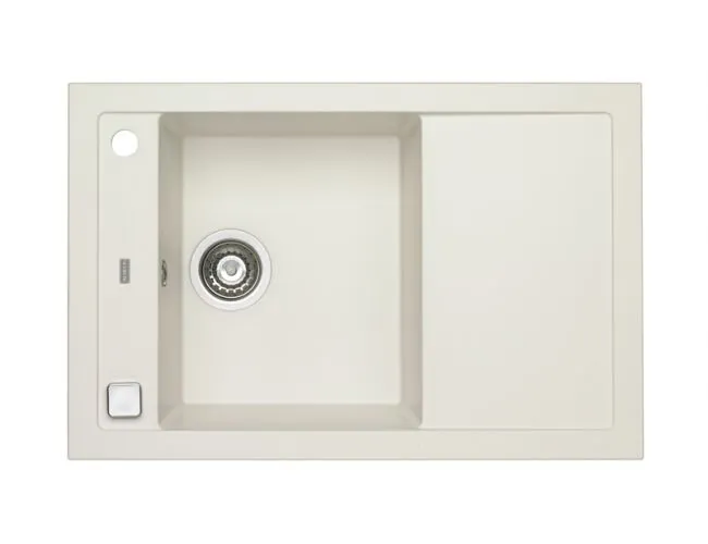Мойка ALVEUS FORMIC 30 GRANITAL+ ARCTIC-G11M 760X500 1X с сифоном 1127749, (1128396)
