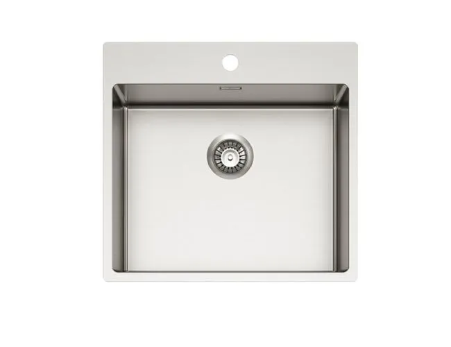 Мойка для кухни NOX 120 BRS 540x515x200 в комплекте с интегрированным сифоном (1149937)