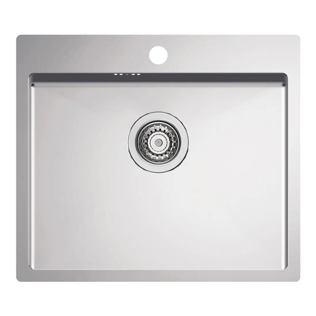 Мойка QUARTO 10 BRS-90 550x480 в комплекте с сифоном 1130551(1124382)