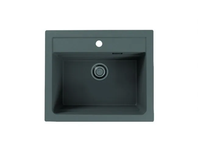 Мойка ALVEUS GRANITAL ATROX 30 CONCRETE - G81 590 X  500  1X в комплекте с сифоном 1132823 (1131995)