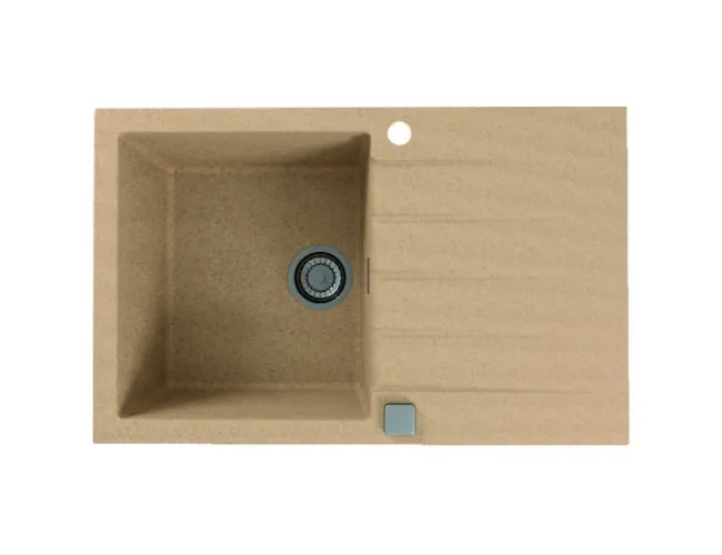 Мойка ALVEUS GRANITAL CADIT 20 BEIGE - G55 790 X 500  1X в комплекте с сифоном 1132823 (1132024)