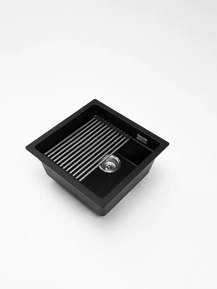 Кухонная мойка Grandex Aqua COMFORT 46U BLACK METALIC (500105)