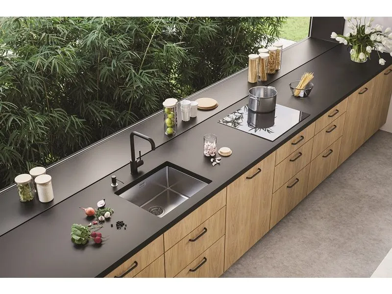 Мойка KOMBINO 50 SAT-90 500X400X195  в комплекте с сифоном 1130550 (1100237)