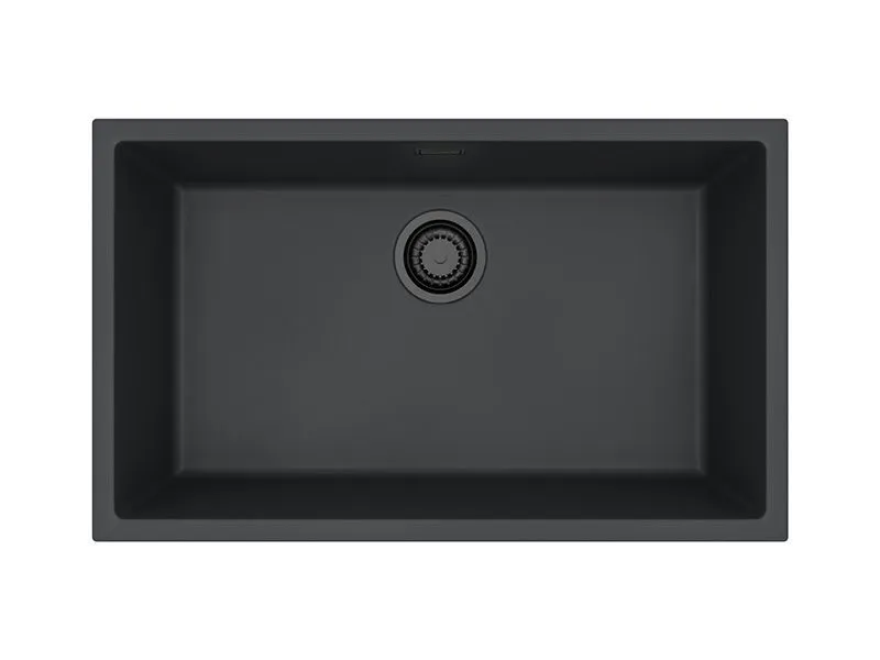 Мойка для кухни OMNI 40 GRANITAL DEEP BLACK-G90 BLACK EDITION 750x450x198 с сифоном(1150064)