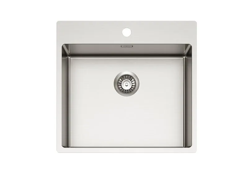 Мойка для кухни NOX 120 BRS 540x515x200 в комплекте с интегрированным сифоном (1149937)
