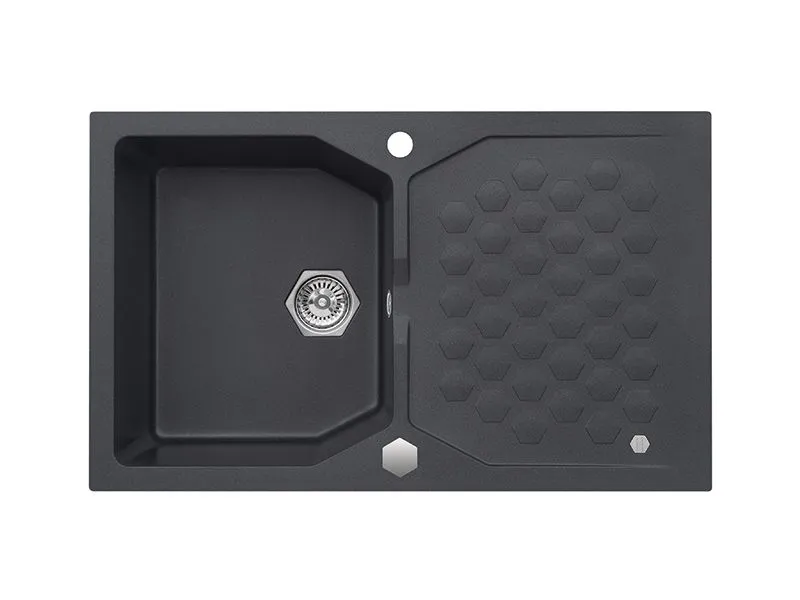 Мойка SENSUAL 30 GRANITAL+ TWILIGHT-G05M 850x520x200; 1x с сифоном 1101462, (1103749)