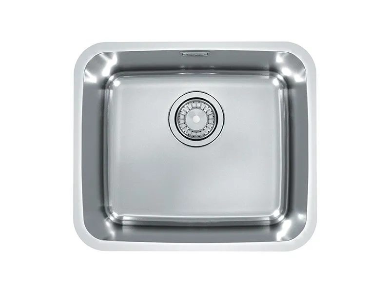 Мойка LUNO 20 SAT 90 FI 340X400 в комплекте с сифоном 1130550 (1128740)