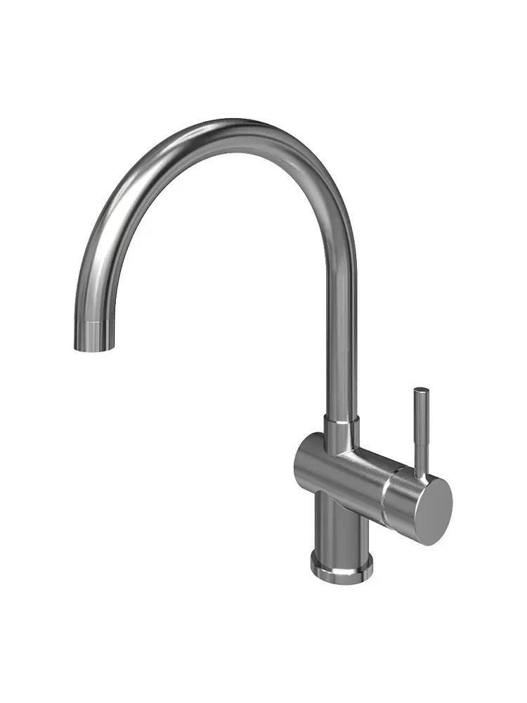 Смеситель кухонный Grandex Aqua BASIC-C SAT (900301)