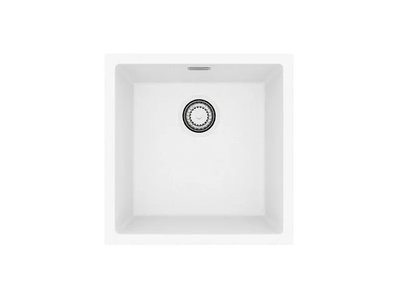 Мойка для кухни OMNI 20 GRANITAL ARCTIC-G11  450x450x198 с сифоном(1150044)