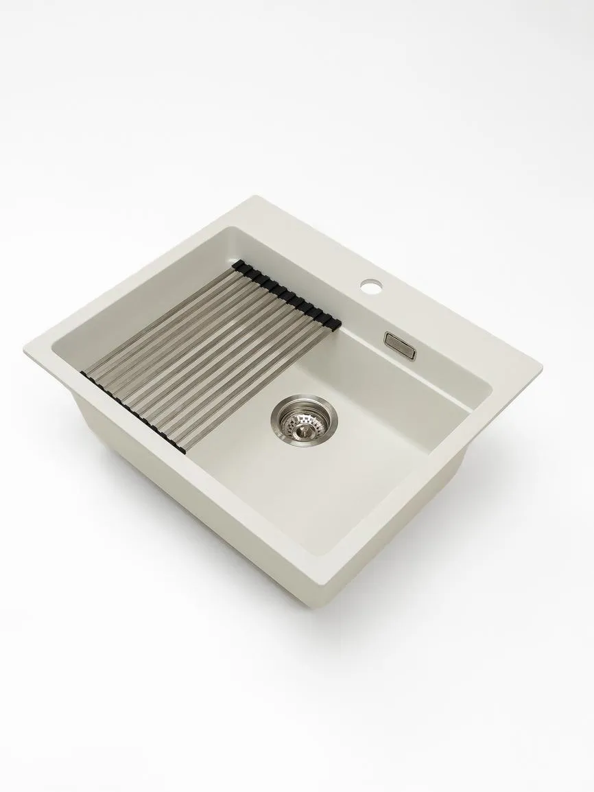 Кухонная мойка Grandex Aqua COMFORT 60F ARCTIC (500501)