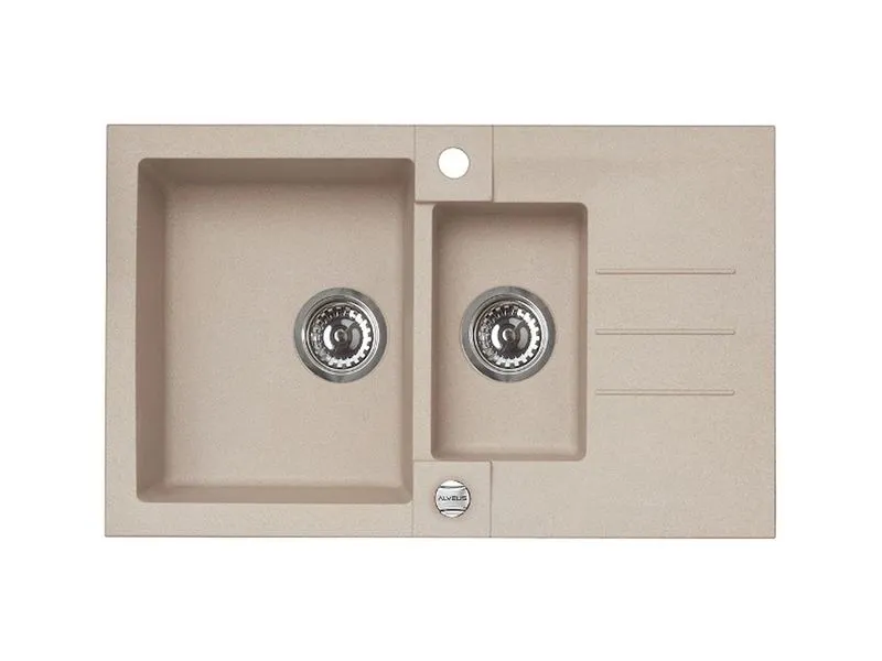 Мойка ROCK 70 GRANITAL TERRA-G22  780x480x180;1+1/2 с сифоном 1105299, (1090953)