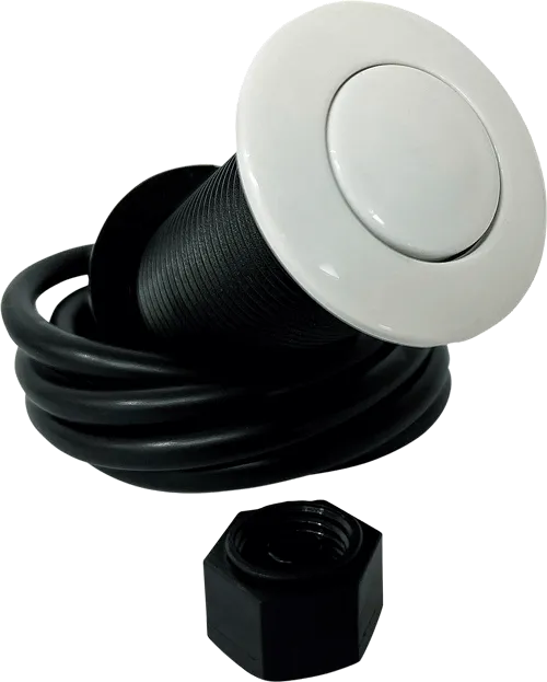 Пневмокнопка удлиненная для ИПО Bone Crusher/ цвет белый (Air switch (white)