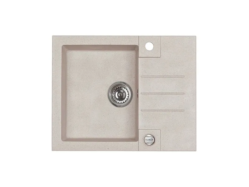 Мойка ROCK 30 GRANITAL TERRA -G22 595x475x160;1x с сифоном 1105296, (1090948)