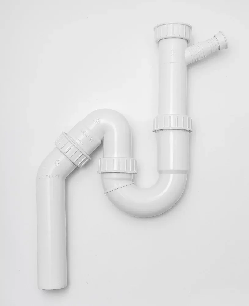 Сифон U-образный /1 чаша/ посудомоечная машина (211-AL-ST-LB)