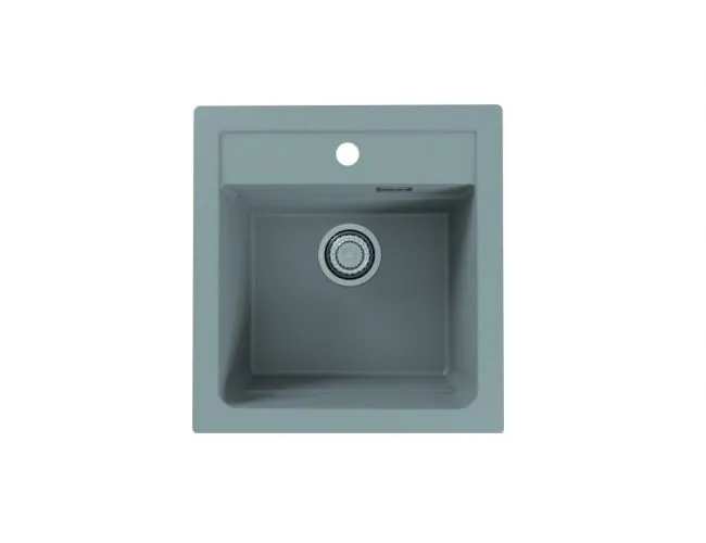 Мойка ALVEUS GRANITAL ATROX 20 CONCRETE - G81 470 X  500  1X в комплекте с сифоном 1132823 (1131989)