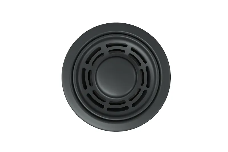 Сифон одинарный с прямоугольным переливом ЧЕРНЫЙ МАТОВЫЙ