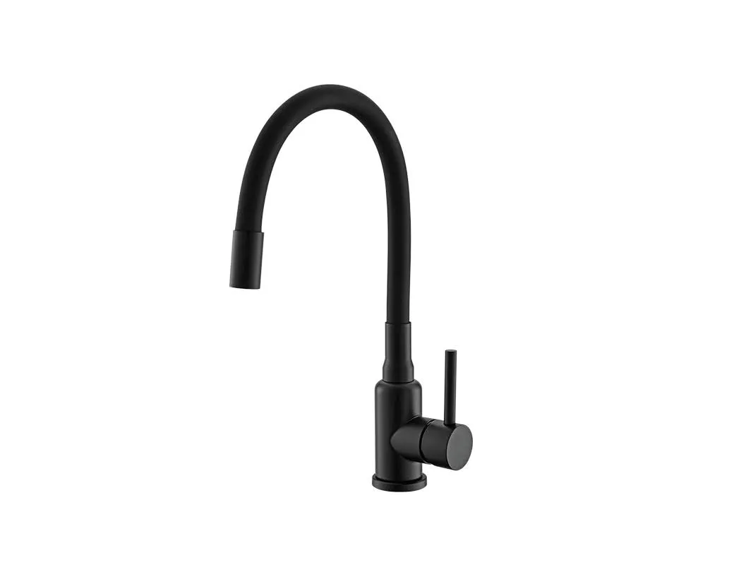 Смеситель для кухни ALVEUS FLEXA BLACK MATT,