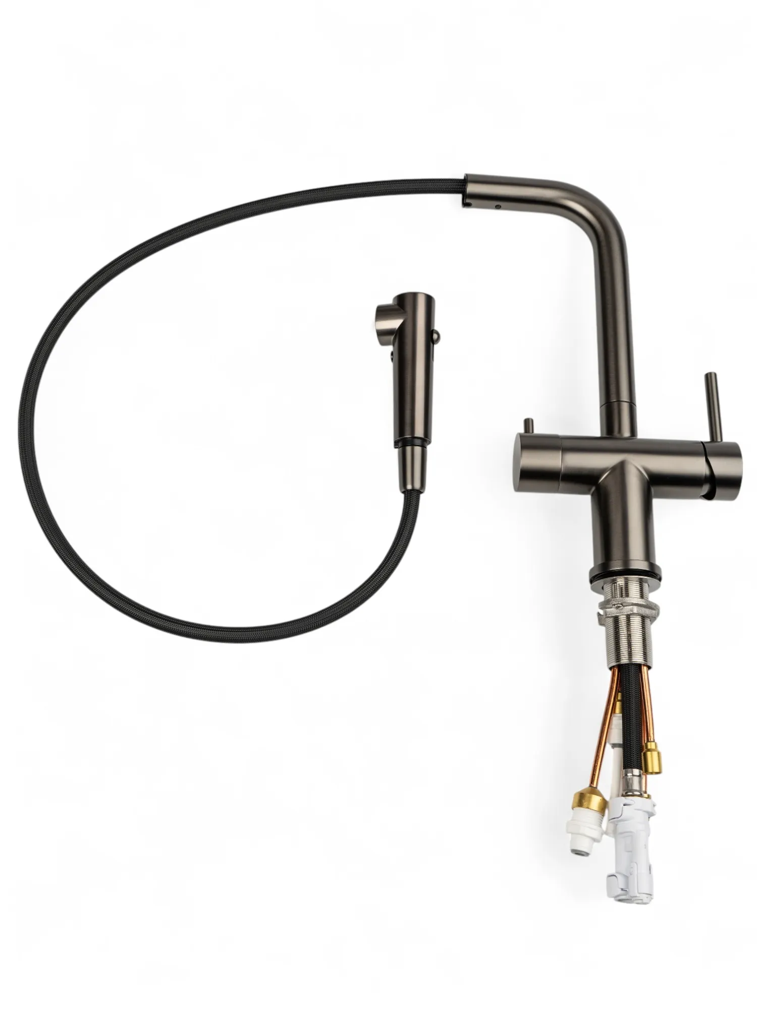 Смеситель кухонный Grandex Aqua Integra-SP ANTHRACITE (9020493)