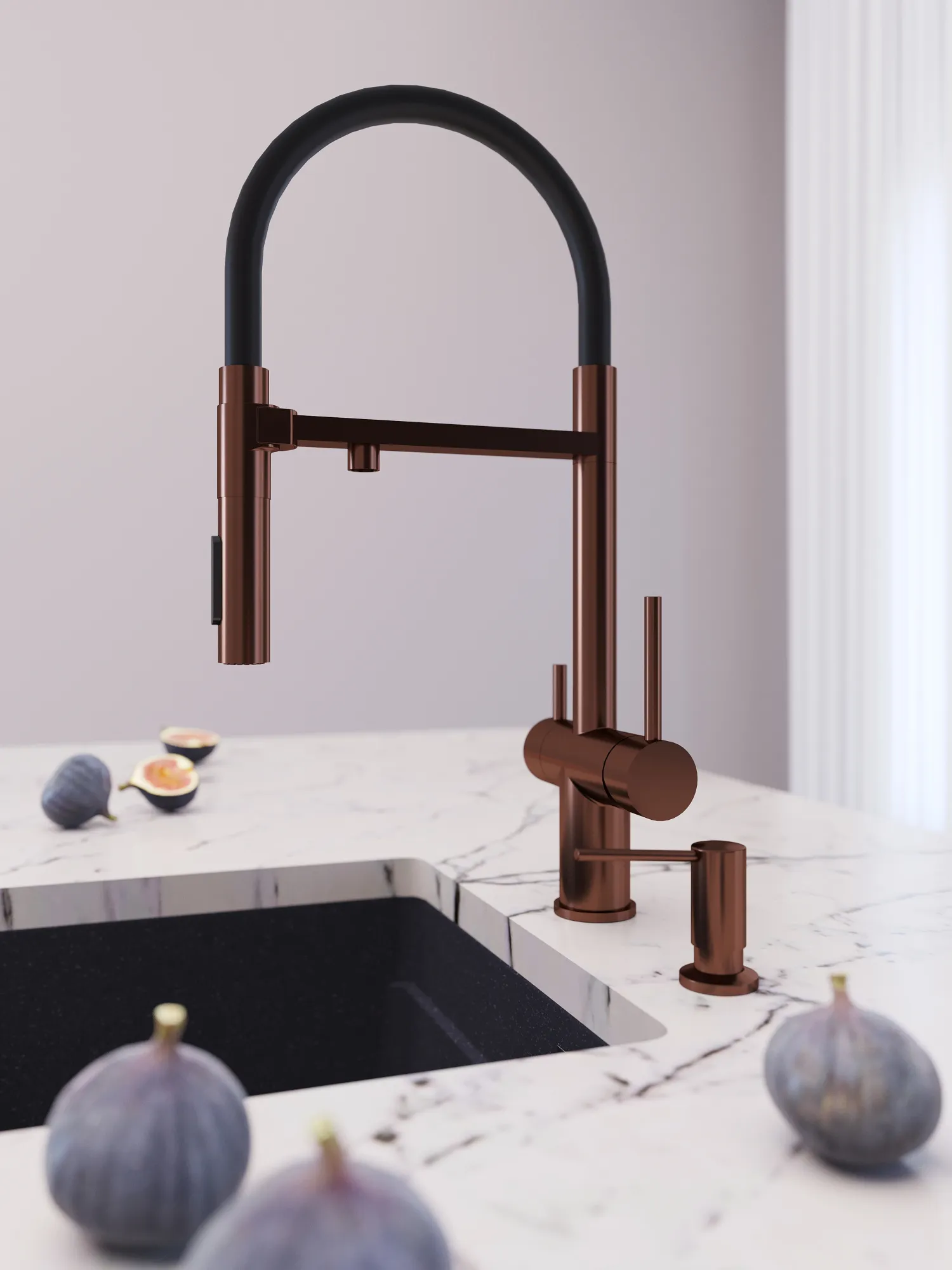 Смеситель кухонный Grandex Aqua Choice-S COPPER (9020152)