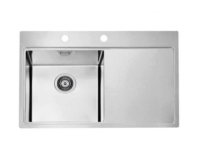 Мойка PURE 40L KMB-90 790X525 левая чаша и правое крыло в компл. с сифоном 1127252 (1103610)