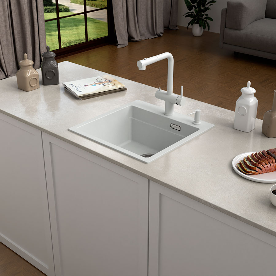 Кухонная мойка Grandex Aqua COMFORT 51F ARCTIC (500401)