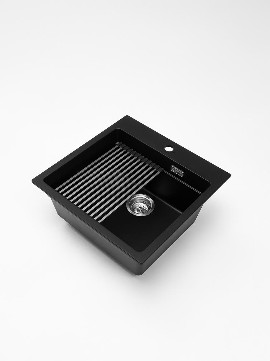 Мойка Grandex Aqua COMFORT 51F КВАРЦ (без ролл-мата)