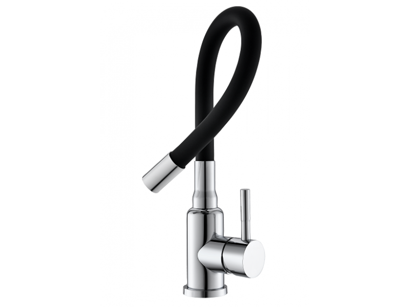 Смеситель для кухни ALVEUS FLEXA BLACK SAT,