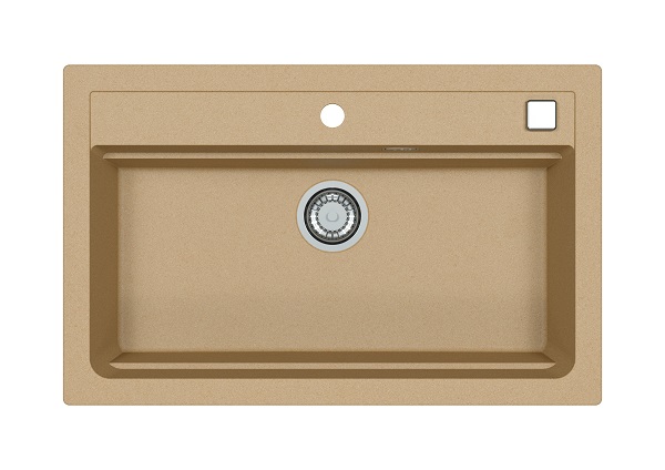 Мойка для кухни ALVEUS GRANITAL ATROX 40 BEIGE - G55 790 X  500  1X в комплекте с сифоном  (1140445)