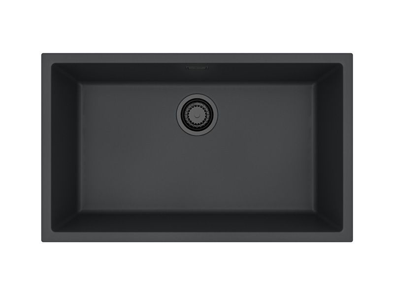 Мойка для кухни OMNI 40 GRANITAL DEEP BLACK-G90 BLACK EDITION 750x450x198 с сифоном(1150064)