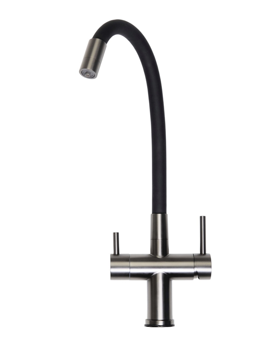 Смеситель кухонный Grandex Aqua Flex ANTHRACITE (9020383)
