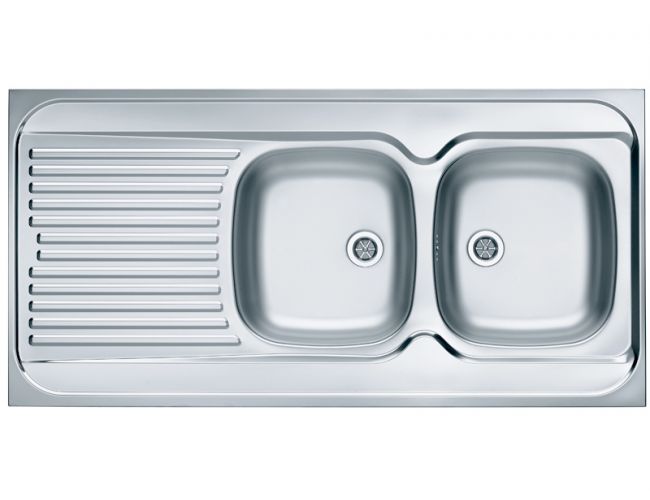 Мойка CLASSIC 100R NAT-60 1200X600 правая в комплекте с сифоном 1071240,