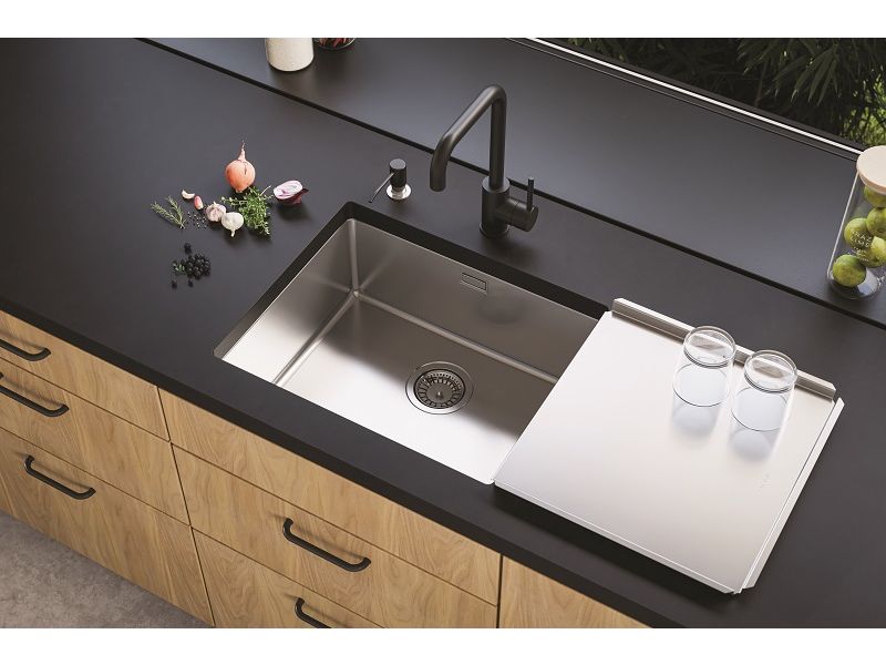Мойка KOMBINO 50 SAT-90 500X400X195  в комплекте с сифоном 1130550 без коробки (1150432)