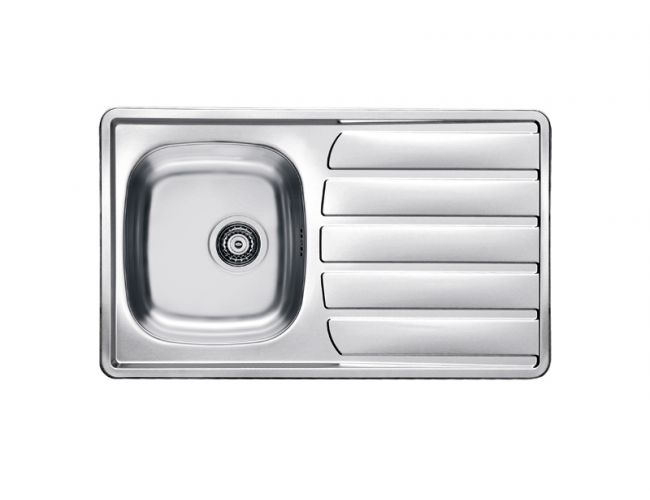 Мойка ZOOM 30 NAT-90 860X500 в комплекте с сифоном 1130550