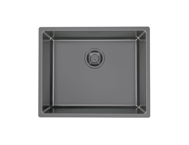 Мойка KOMBINO 50 MONARCH ANTRACITE SAT-90 542X442X195 F/S в компл. с выпуском без сифона,