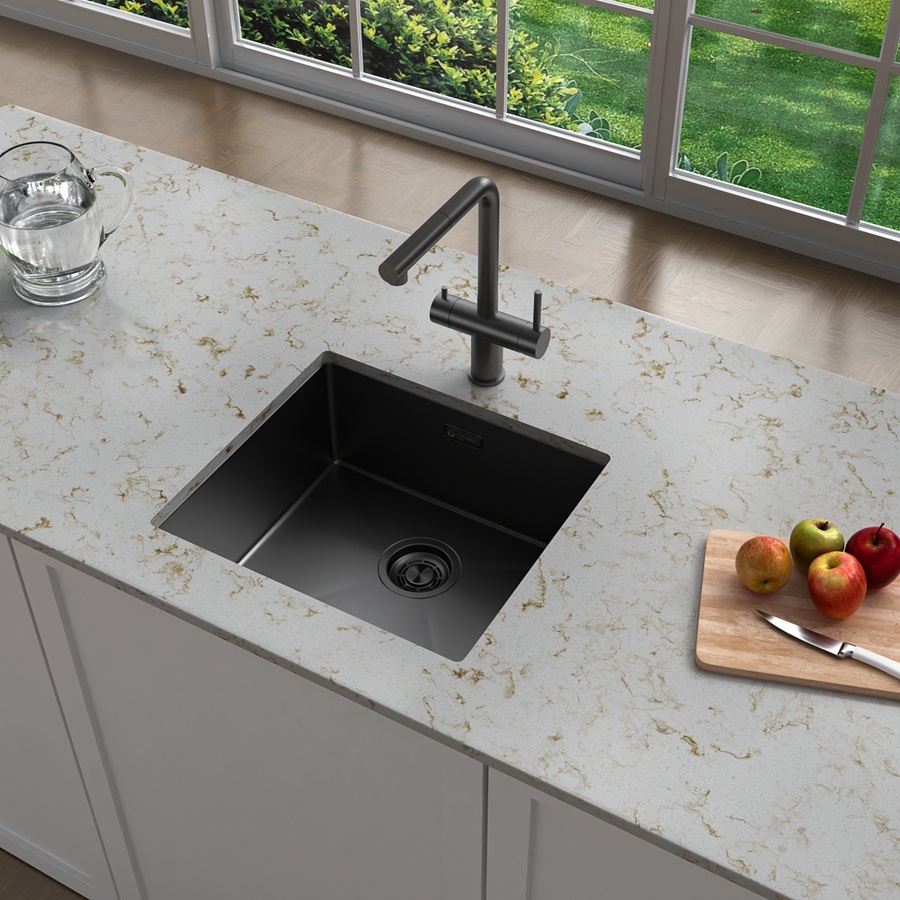 Мойка Grandex Aqua PROLINE 49 ANTHRACITE, 490х440х200, (5040603)