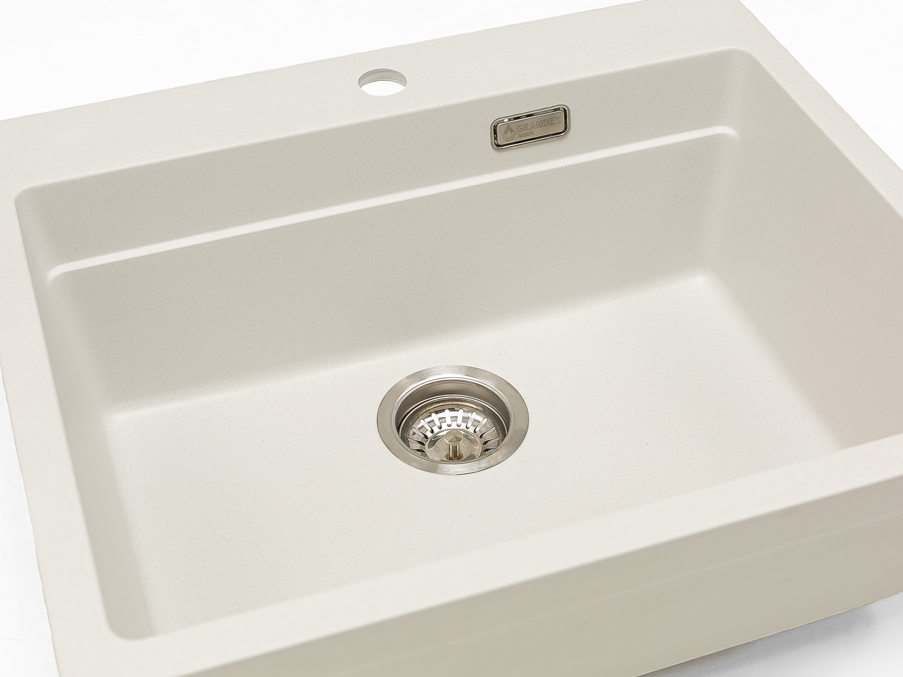 Кухонная мойка Grandex Aqua COMFORT 60F ARCTIC (500501)