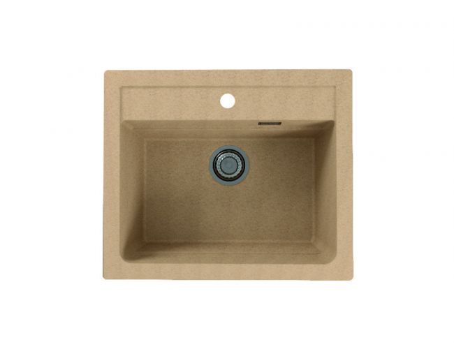 Мойка ALVEUS GRANITAL ATROX 30 BEIGE - G55 590 X  500  1X в комплекте с сифоном 1132823 (1131994)