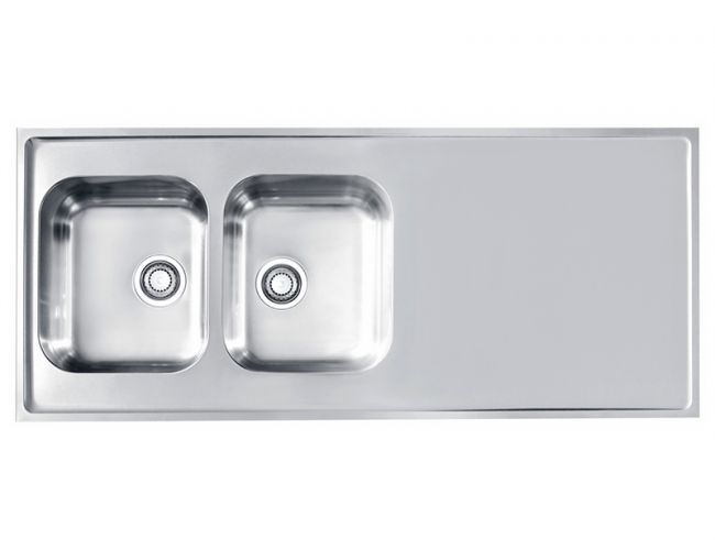 Мойка CLASSIC PRO 110 SAT-1400X600 в комплекте с сифоном 1130555,