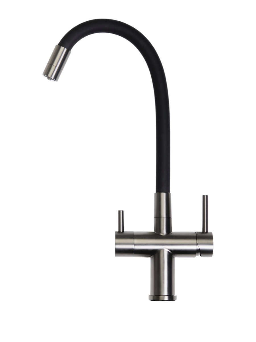 Смеситель кухонный Grandex Aqua Flex ANTHRACITE (9020383)