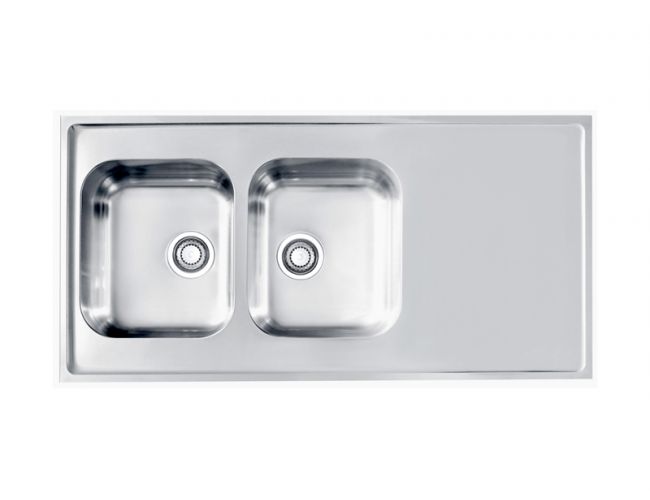 Мойка CLASSIC PRO 100 SAT-90 1200X600 в комплекте с сифоном 1130555,