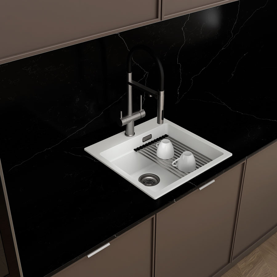 Кухонная мойка Grandex Aqua COMFORT 51F ARCTIC (500401)