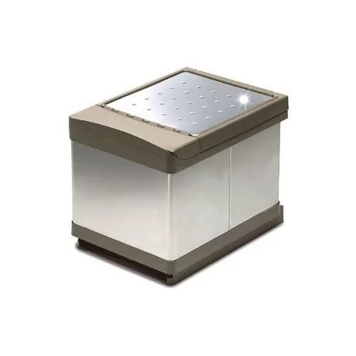 Система сортировки мусора ALBIO 30 2X16 L серый пластик/нержавещая сталь ALVEUS