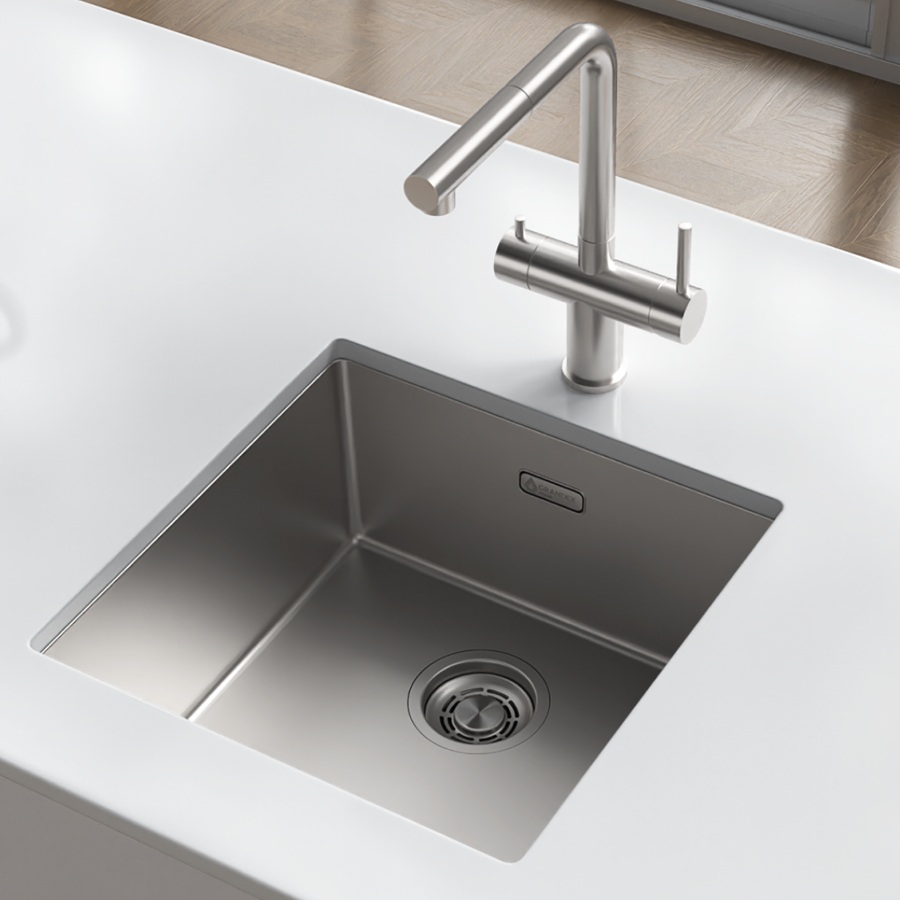 Мойка Grandex Aqua OPTIMA 44, 440х440х200, сифон в комплекте (501135)