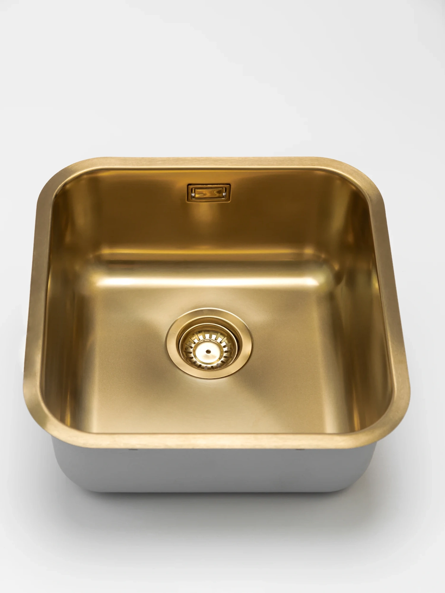 Мойка Grandex Aqua SELECT 44 GOLD, 445х445х200, сифон в комплекте (2003331)