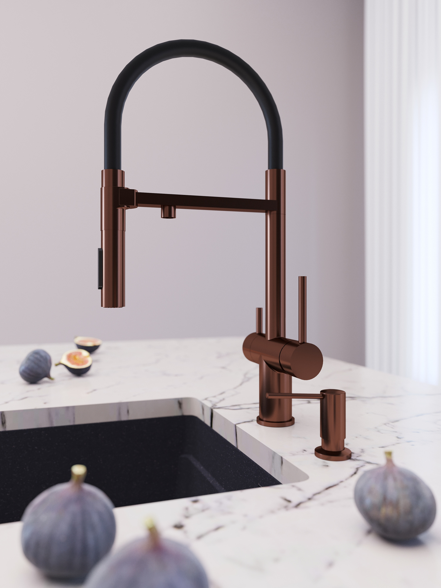 Смеситель кухонный Grandex Aqua Choice-S COPPER (9020152)