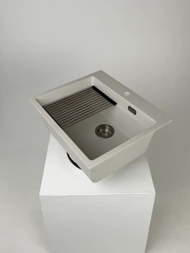 Кухонная мойка Grandex Aqua COMFORT 60F ARCTIC (500501)